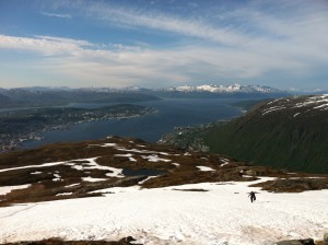 View above Tromsø
